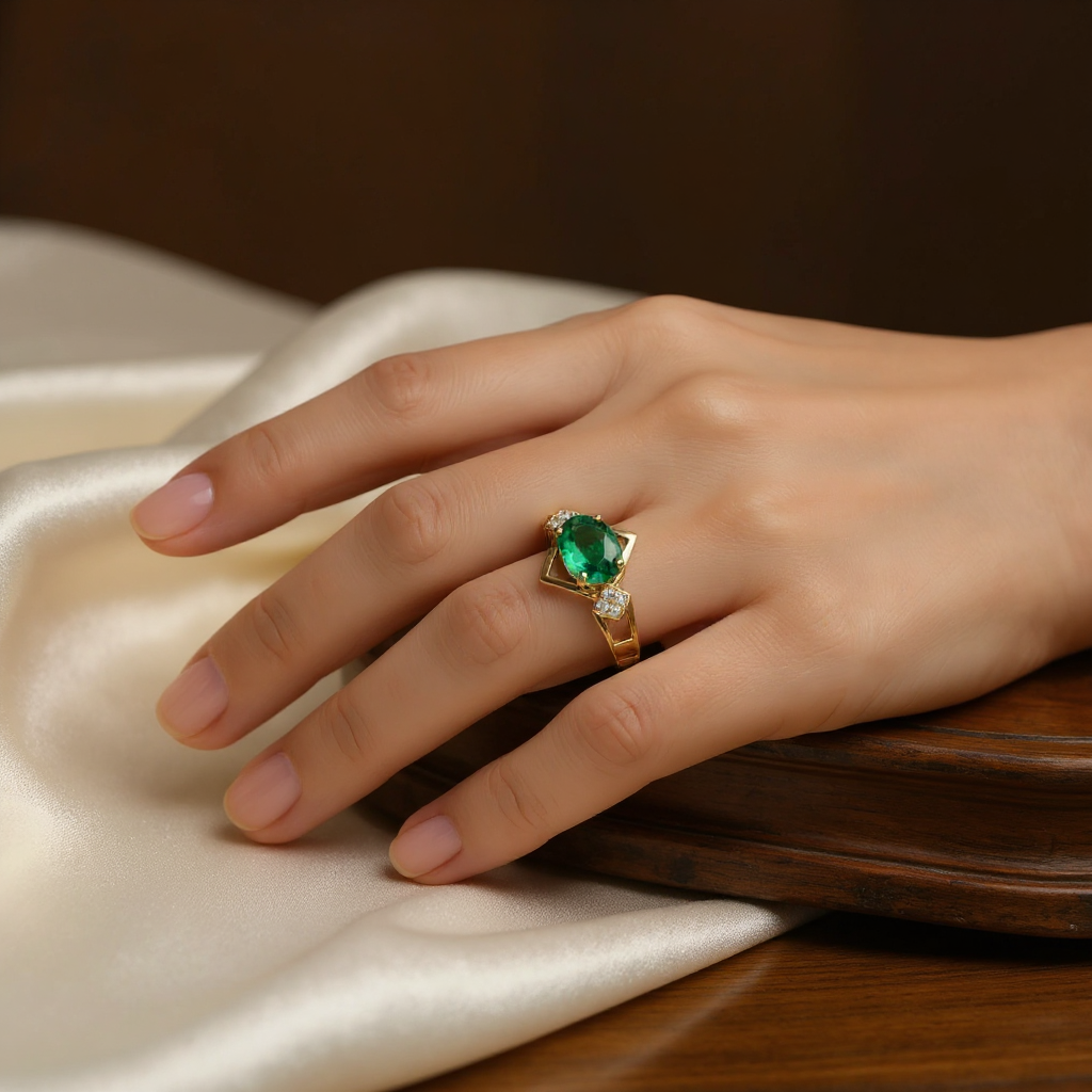 Emerald Radiance Ring