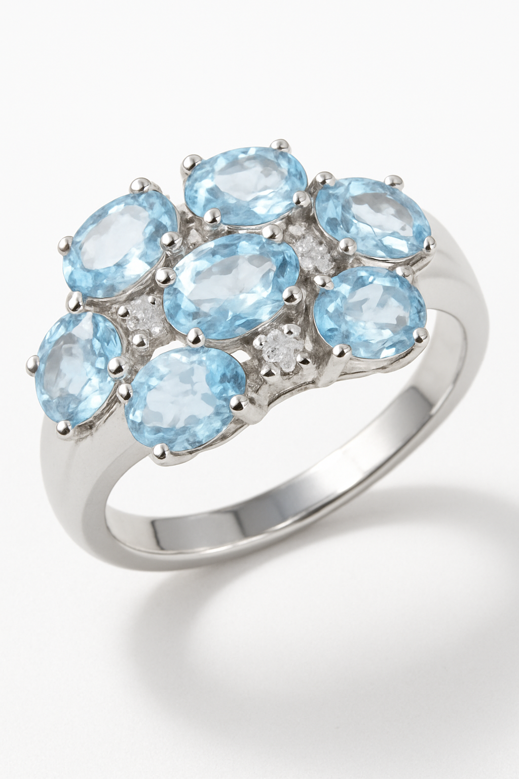 Celestial Blue Topaz Ring