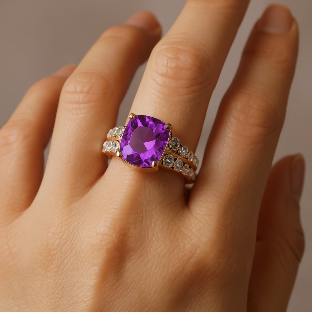 Twilight Amethyst Ring