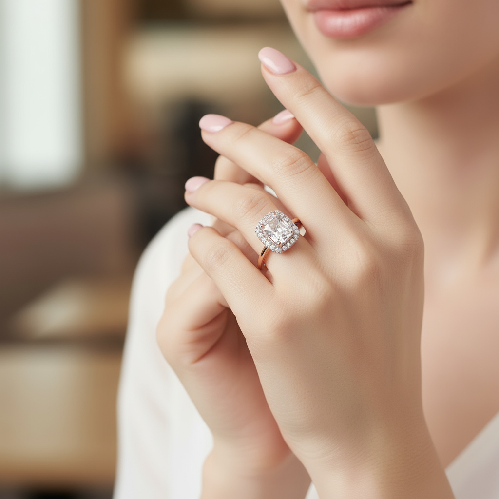 Blush Harmony Morganite Ring