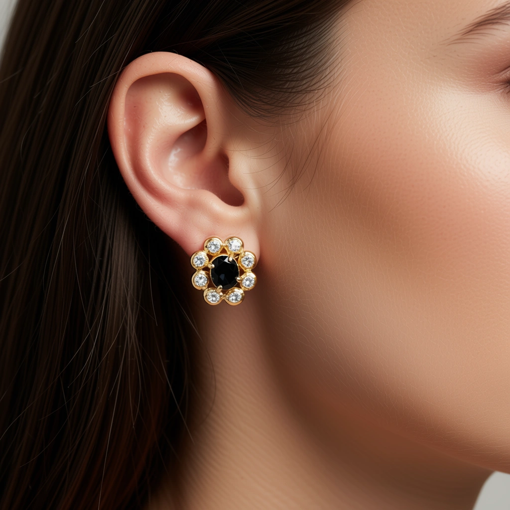 Sapphire Radiance Earrings