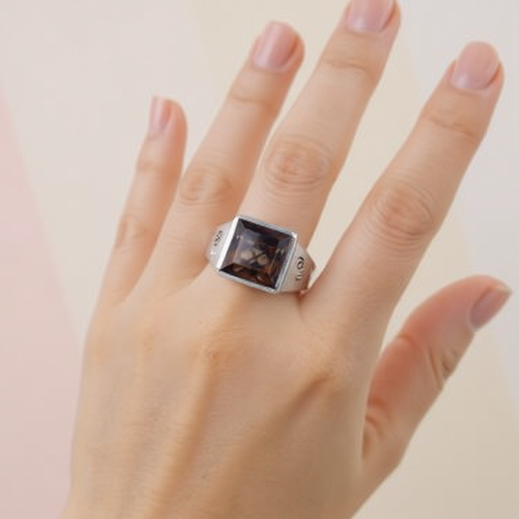 Marcel Drucker Topaz Diamond Ring