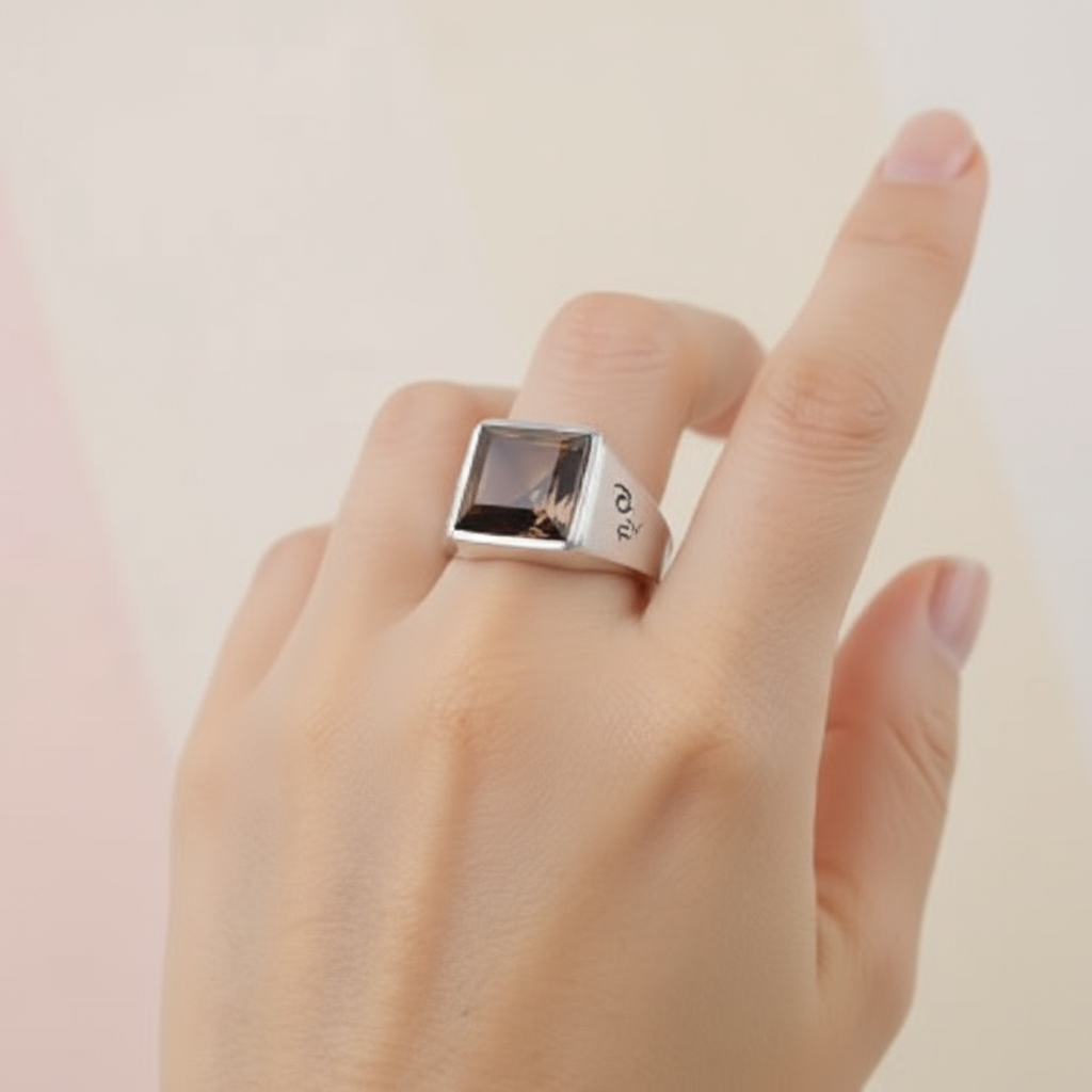 Marcel Drucker Topaz Diamond Ring