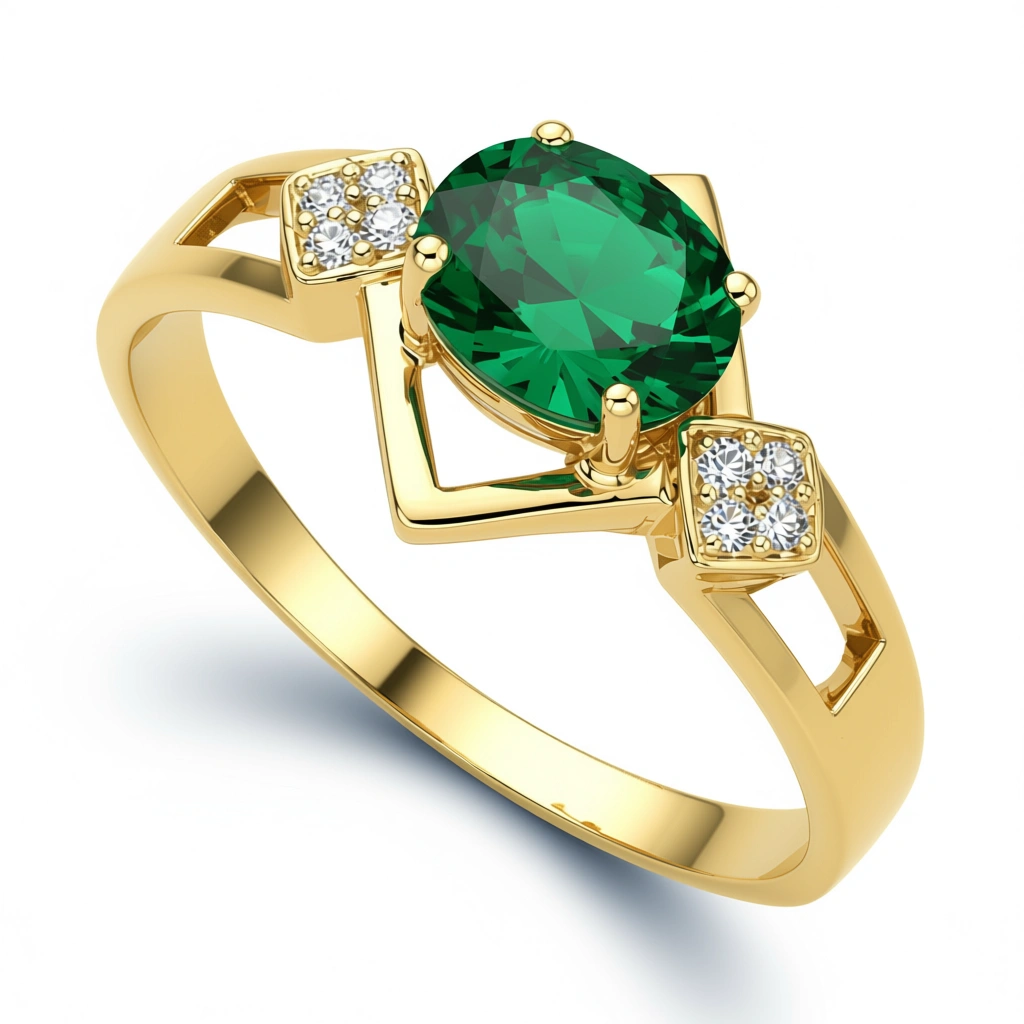 Emerald Radiance Ring