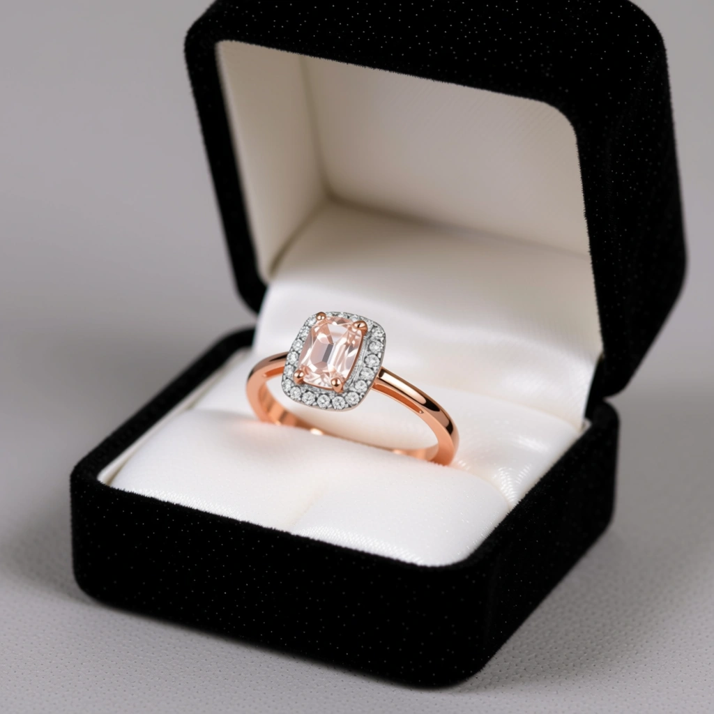 Blush Harmony Morganite Ring